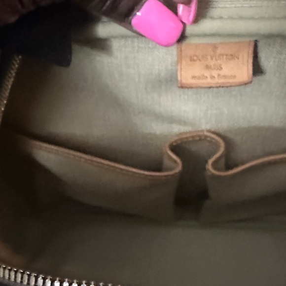 Louis Vuitton Deauville Brown Monogram Bag with Scarf Accent - Picture 15 of 16